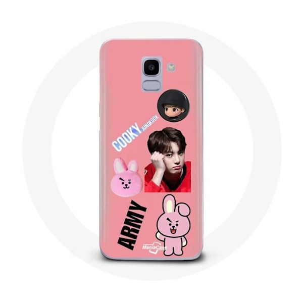 Coque för Samsung Galaxy A8 2018 BTS Bangtan Kille BT21 Cooky Jungkook ARMY