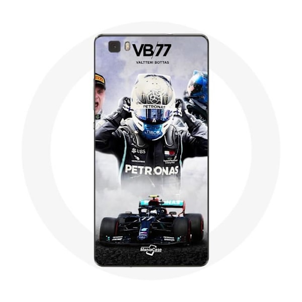 Coque för Huawei P8 Lite Formule 1 Valtteri Bottas F1-förare Svart