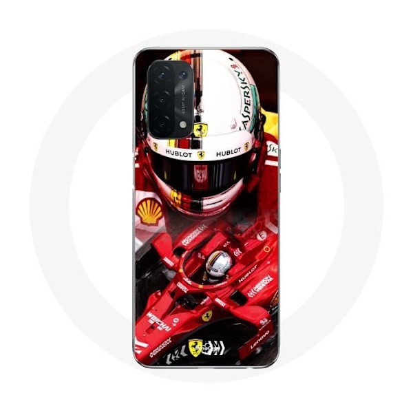 Coque för Oppo A74 Formule 1 Sebastian Vettel F1 Röd