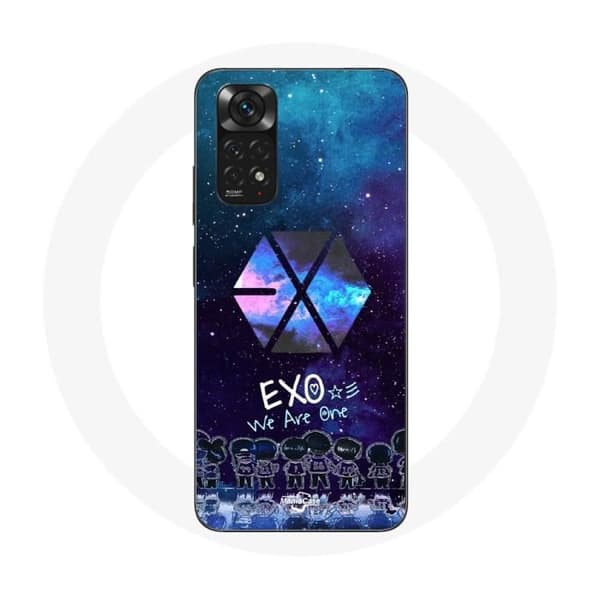 Coque för Xiaomi Redmi Note 11S Exo Grupp K-pop Logotyp vi är ett