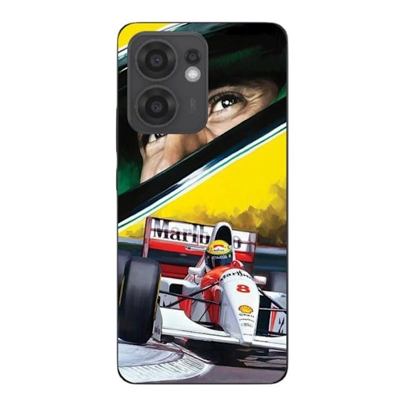 Coque Maniacase för Oppo Reno 13F F1 Ayrton Senna McLaren Legend Formel 1 Svart