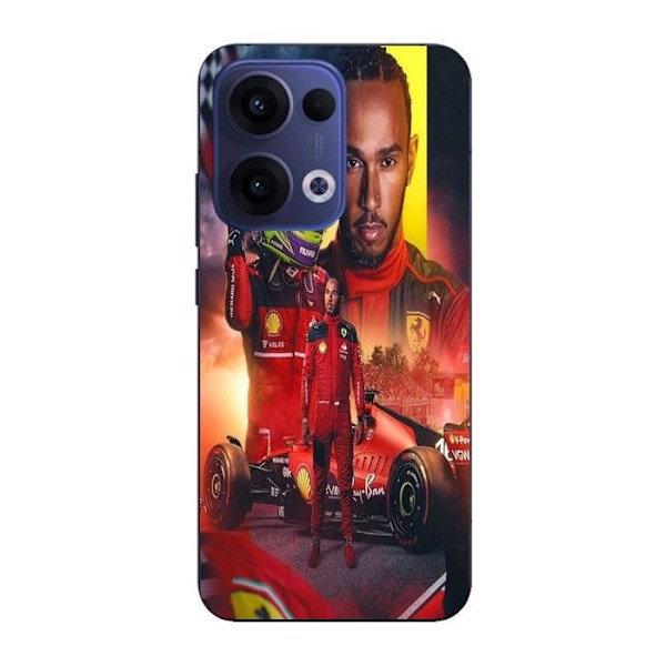 Mobilskal - Maniacase - Oppo Reno 13 5G - Silikon - Mjuk - Scuderia Ferrari F1 Svart