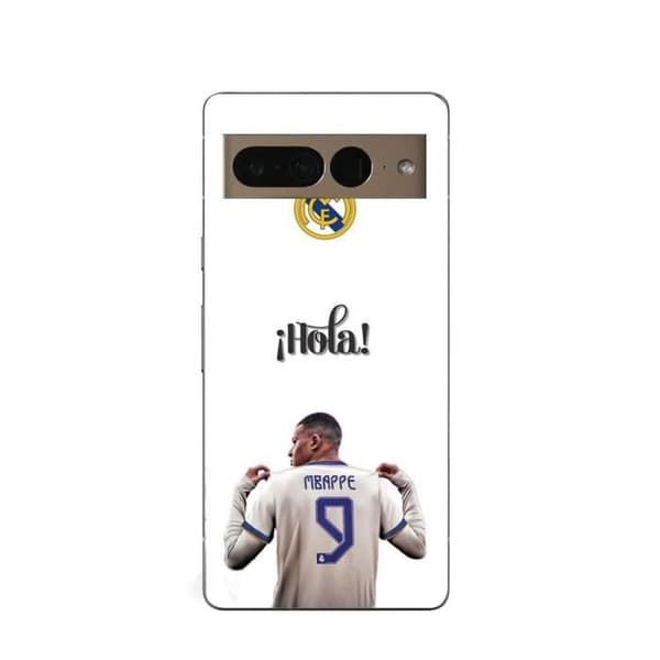 Coque Maniacase Google Pixel 7 Pro Kylian Mbappe Real Madrid 9 Hola