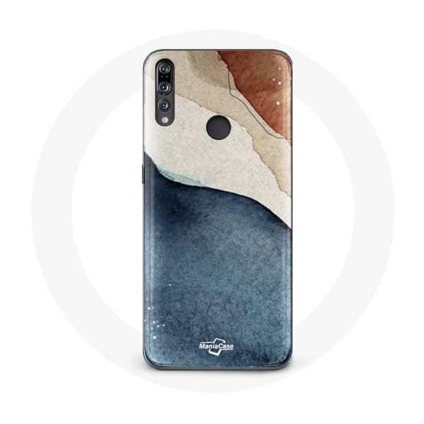 Cover til Huawei P30 Lite med abstrakt tekstur baggrund