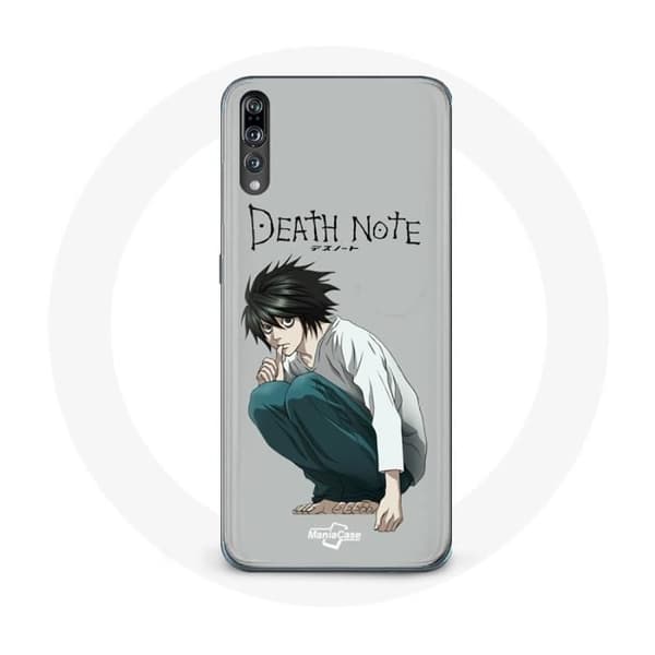 Coque - Huawei - P20 - Death Note Anime - Flexibel - Grå - Skydd