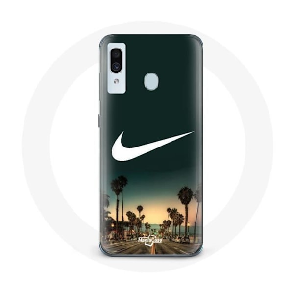 Coque för Samsung Galaxy A20 Nike palm miami