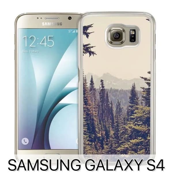 Coque Samsung Galaxy S4: Skog av Granar