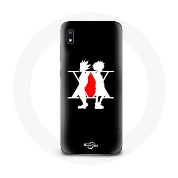 Coque för Samsung Galaxy A10 Hunter x Hunter Manga Logotyp Svart