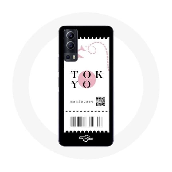 Coque - Vivo - Y72 - Blød - Sort - Flybillet Tokyo