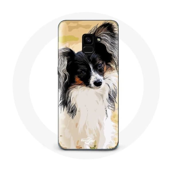 Cover til Samsung Galaxy A8 Plus Continental Toy Spaniel Race af hunde