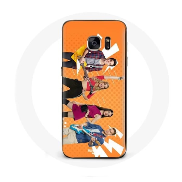 Coque - Samsung - S6 edge - Mjuk - Orange - Fortsätt dina drömmar låt