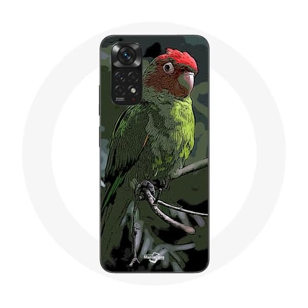 Coque för Xiaomi Redmi Note 11S Pionus Papegoja Röd Grön