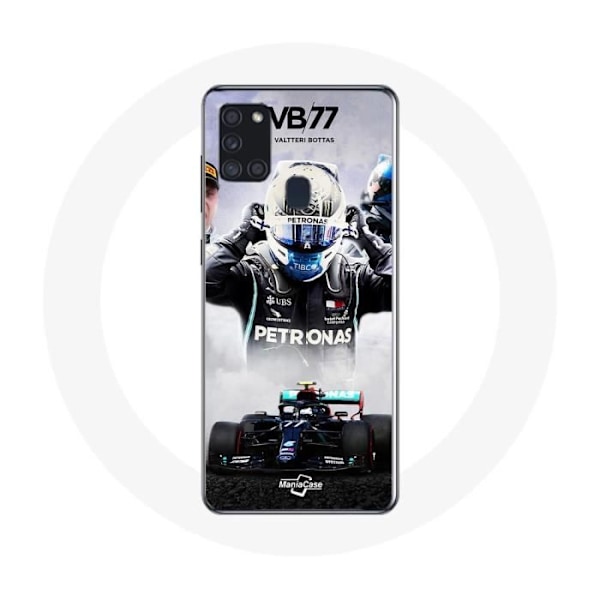 Coque - Formel 1 - Galaxy A21S - Valtteri Bottas - Svart - Hård skyddande skal Svart