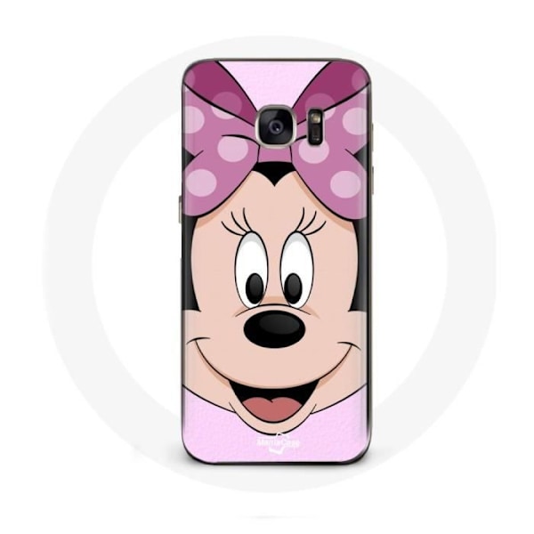 Coque för Samsung Galaxy S6 edge Minnie Mouse Tecknad rosa