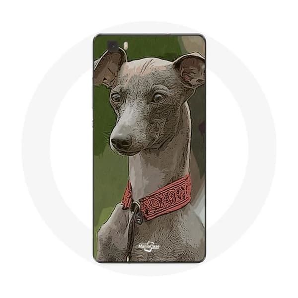 Huawei P8 Lévrier greyhound harmaa kuori