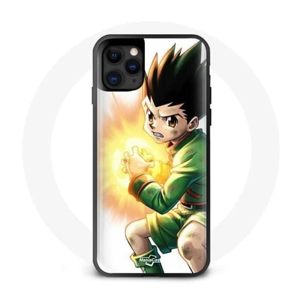 Telefoncover - Maniacase - Iphone 13 - Anime design - Blød - Sort