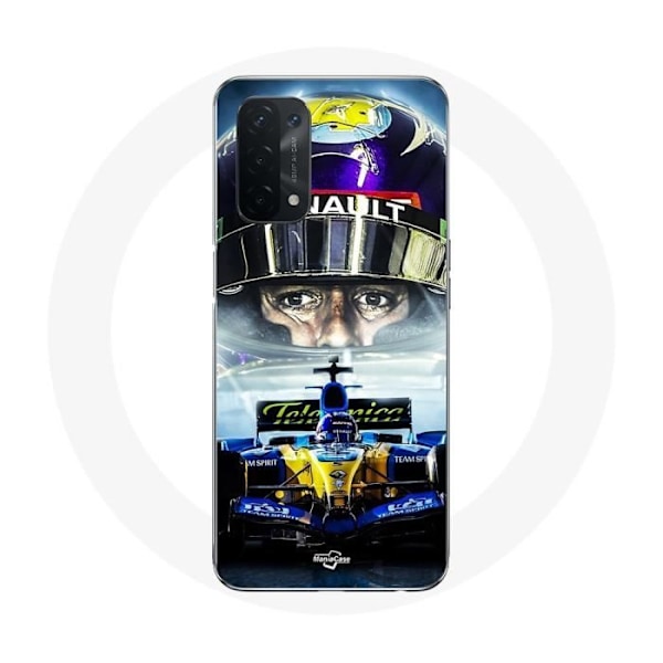 Skydd för Oppo A74 Formel 1 Fernando Alonso Díaz spansk formel 1-förare