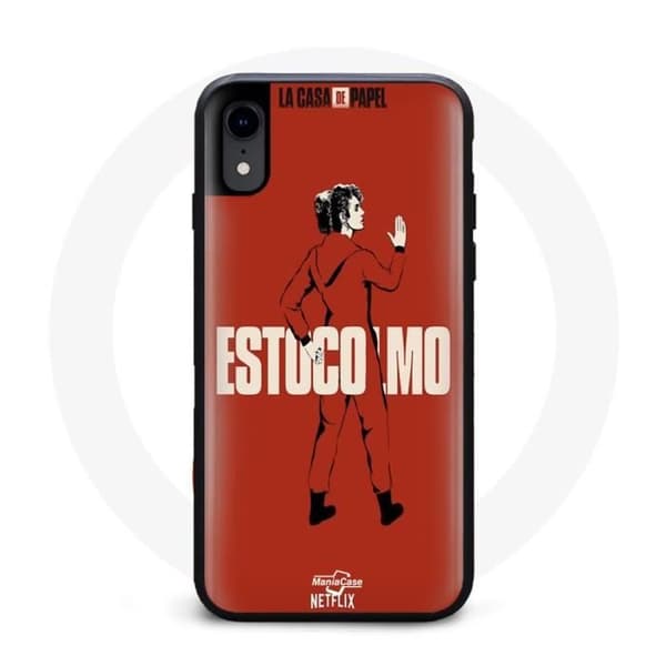 iPhone XR Cover La Casa De Papel Estocolmo logo