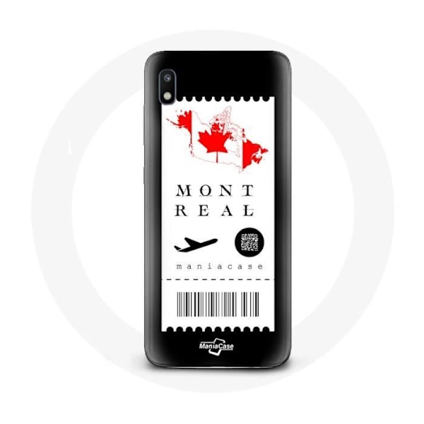 Mobilskal för Samsung Galaxy A10 Flygbiljett Montreal Kanada