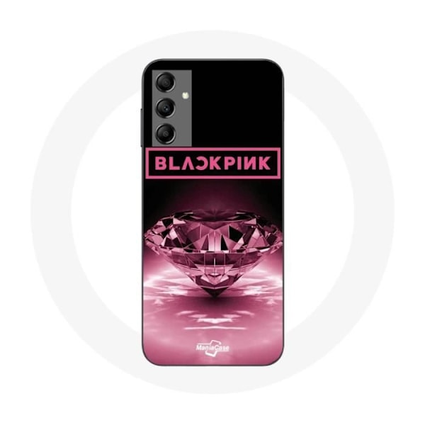Coque - Maniacase - Samsung Galaxy A14 5G - Svart - Wallpaper diamante Blackpink - Mjuk svart