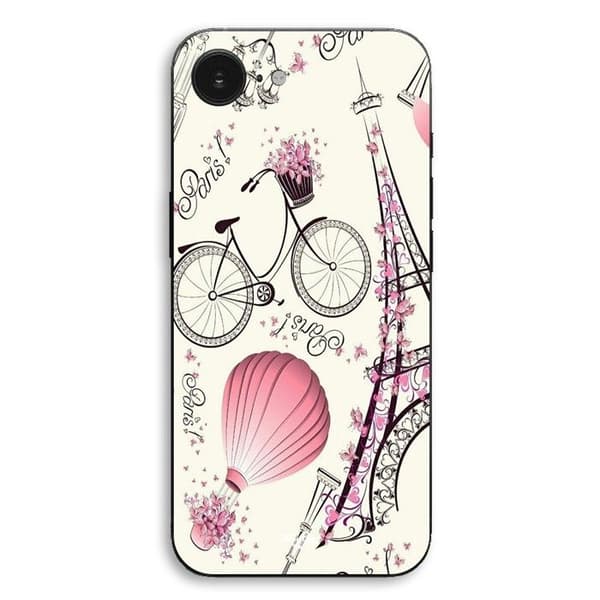 Coque iPhone 17:lle Pariisin Eiffel-torni pyörä Maniacase Svart