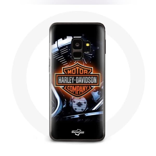 Cover - Harley Davidson - Samsung Galaxy S9 Plus - Sort - Hård - Beskyttelse