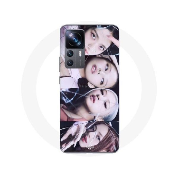 Coque - Maniacase - Xiaomi 12T Pro - Svart - Mjuk - Motif Blackpink svart