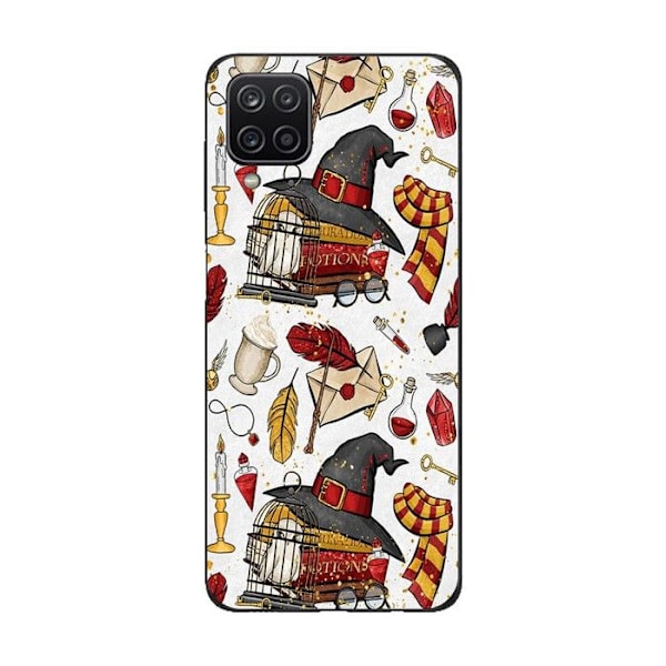 Coque Maniacase För Samsung Galaxy A12 Harry Potter Hatt Kemi Svart