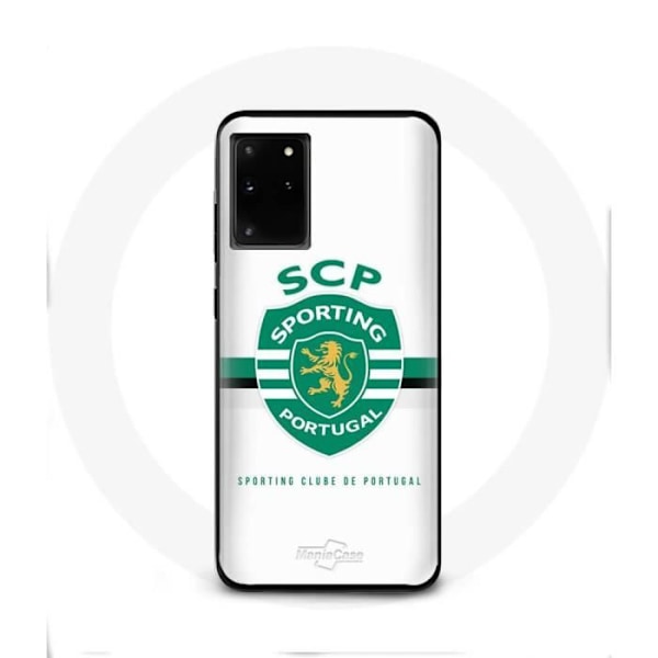 Coque Samsung Galaxy S11 Plus scp Sporting Portugal vit bakgrund
