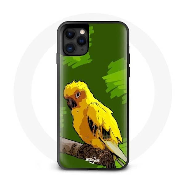 Coque iPhone 11 Papegoja gul