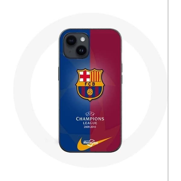 Cover til iPhone 14 Plus - Maniacase - FCB - Blød - Sort - Syntetisk