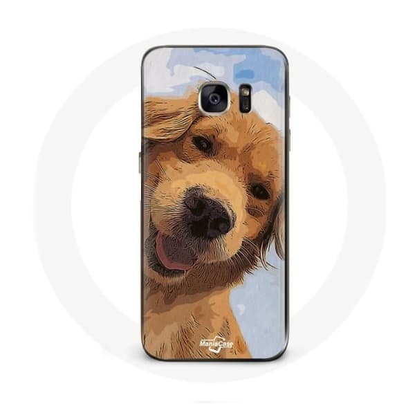 Cover til Samsung Galaxy S7 Edge Golden Retriever hunderace
