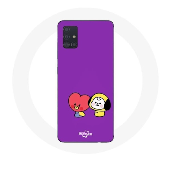 Coque för Samsung Galaxy A71 BTS Bangtan Sonyeondan BT21 Tata V Chimmy Jimin