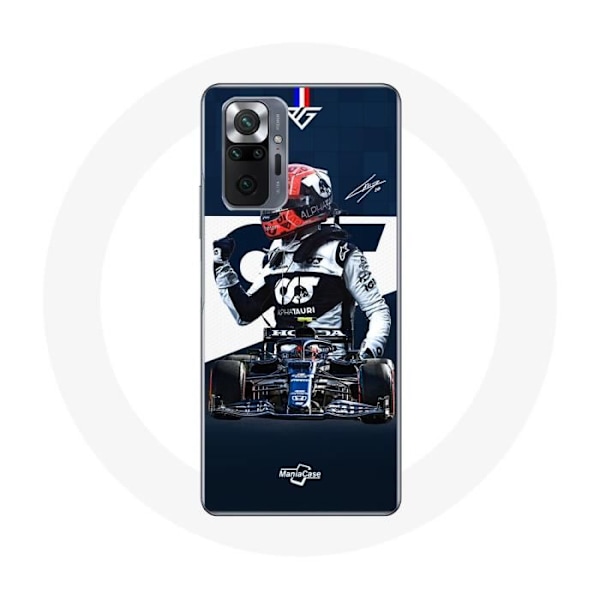 Coque för Xiaomi Redmi Note 10 Pro Formel 1 Max Verstappen F1-förare Blå