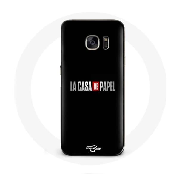 Coque - La casa de papel - Samsung Galaxy S6 edge - Blød - Sort - Beskyttelse
