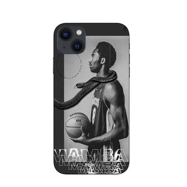 Coque - Maniacase - iPhone 15 Plus - Sort - Kobe Bryant - Blød Svart