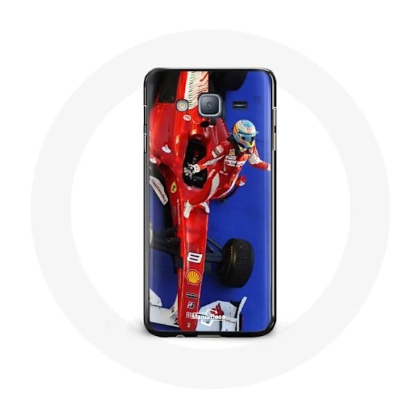 Coque för Samsung Galaxy A3 Formule 1 Fernando Alonso F1-förare Röd