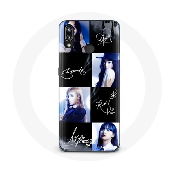 Coque - Maniacase - Huawei P20 Lite - Svart - Mjuk - Foto Blackpink Svart