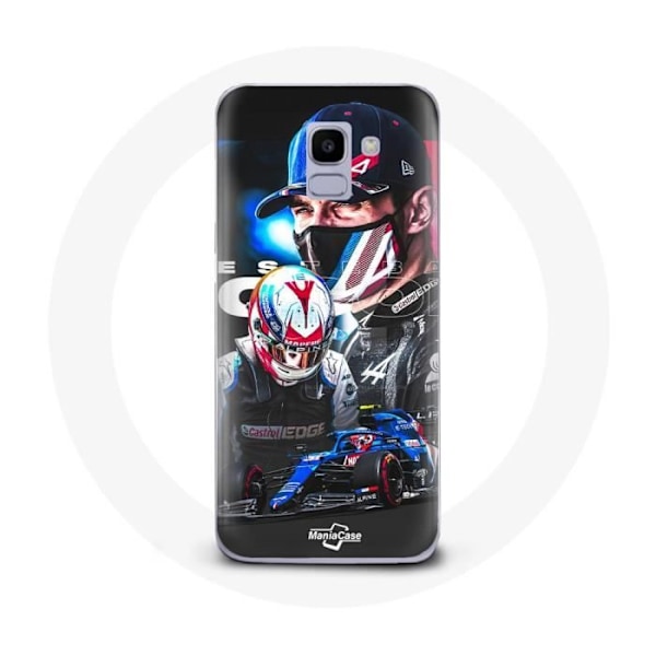 Fodral för Samsung Galaxy A6 2018 Formel 1 Esteban Ocon Formel 1-förare