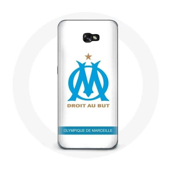 Skyddsfodral för Samsung A5 2016 Olympique de Marseille logotyp vit bakgrund