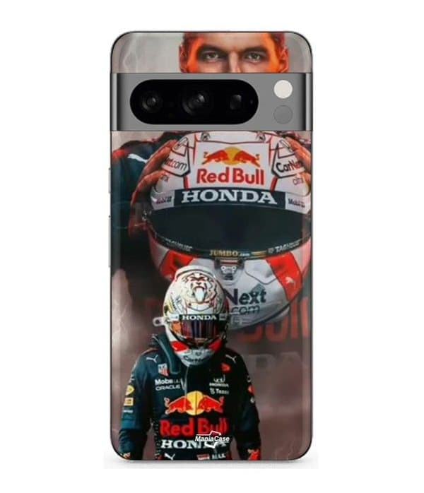Cover - MANIACASE - Google Pixel 8a Pro - Silikone - Sort - Formel 1 Svart