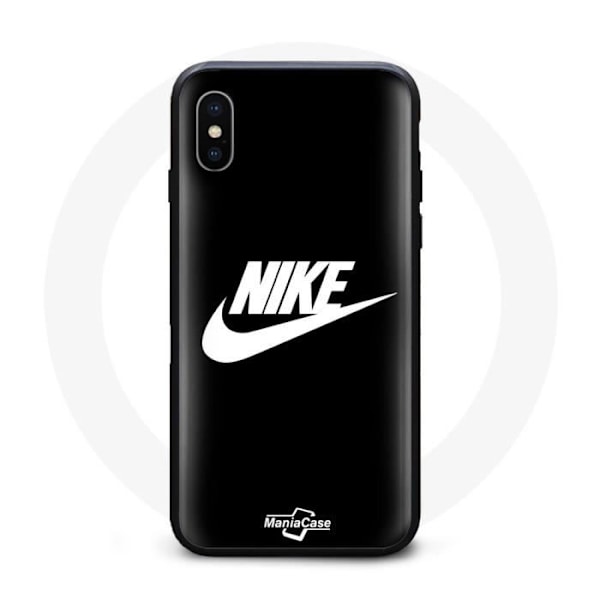 Coque - Nike - Iphone XS Max - Vit logotyp - Mjuk - Syntetisk Vit