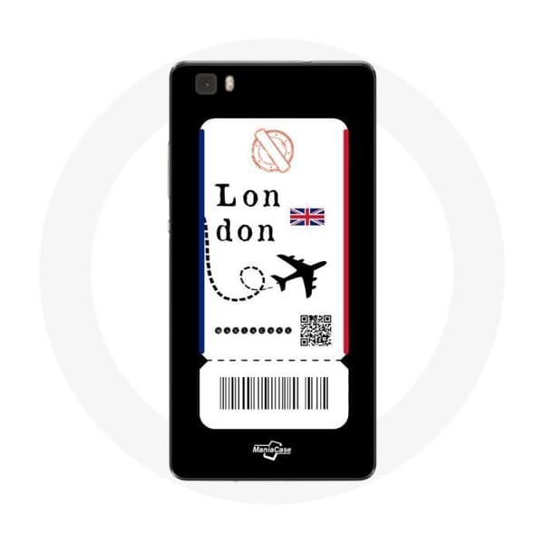 Cover til Huawei P8 Flybillet London