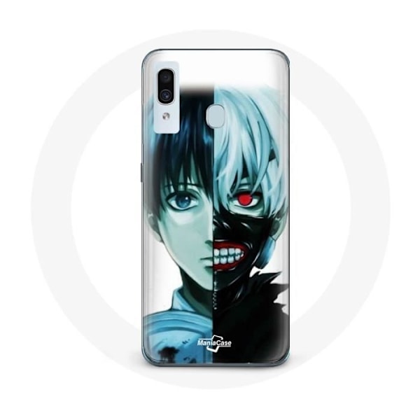 Mobilskal för Samsung Galaxy A30 Tokyo Ghoul Halva Ansiktet