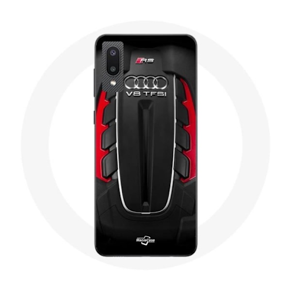 Coque för Samsung Galaxy A02 Audi RS Logotyp röd