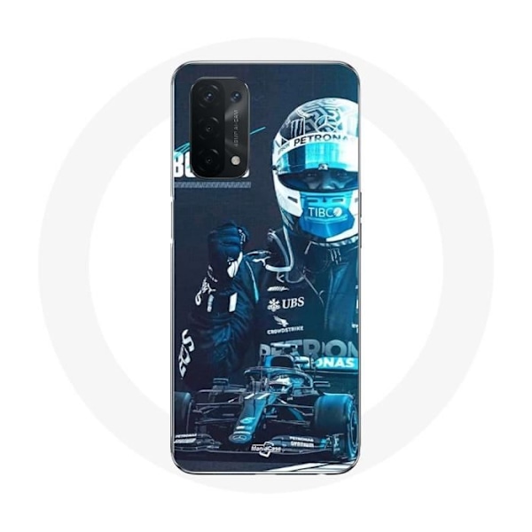 Coque för Oppo A74 Formule 1 Valtteri Bottas F1-förare Svart