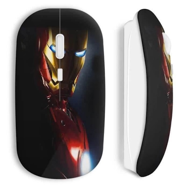 Trådlös mus Iron Man svart röd