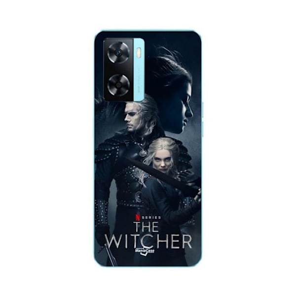 Coque för Oppo A57s 4G The Witcher Geralt Yennefer Ciri svärd Maniacase