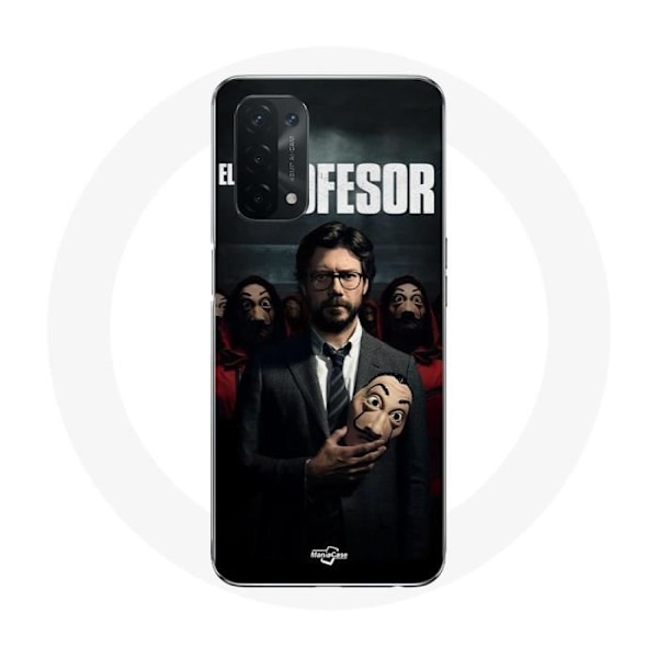 Coque för Oppo A54 5G La casa de papel El profesor