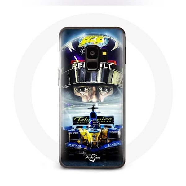 Skal för Samsung Galaxy S9 Plus Formel 1 Fernando Alonso Díaz spansk F1-förare